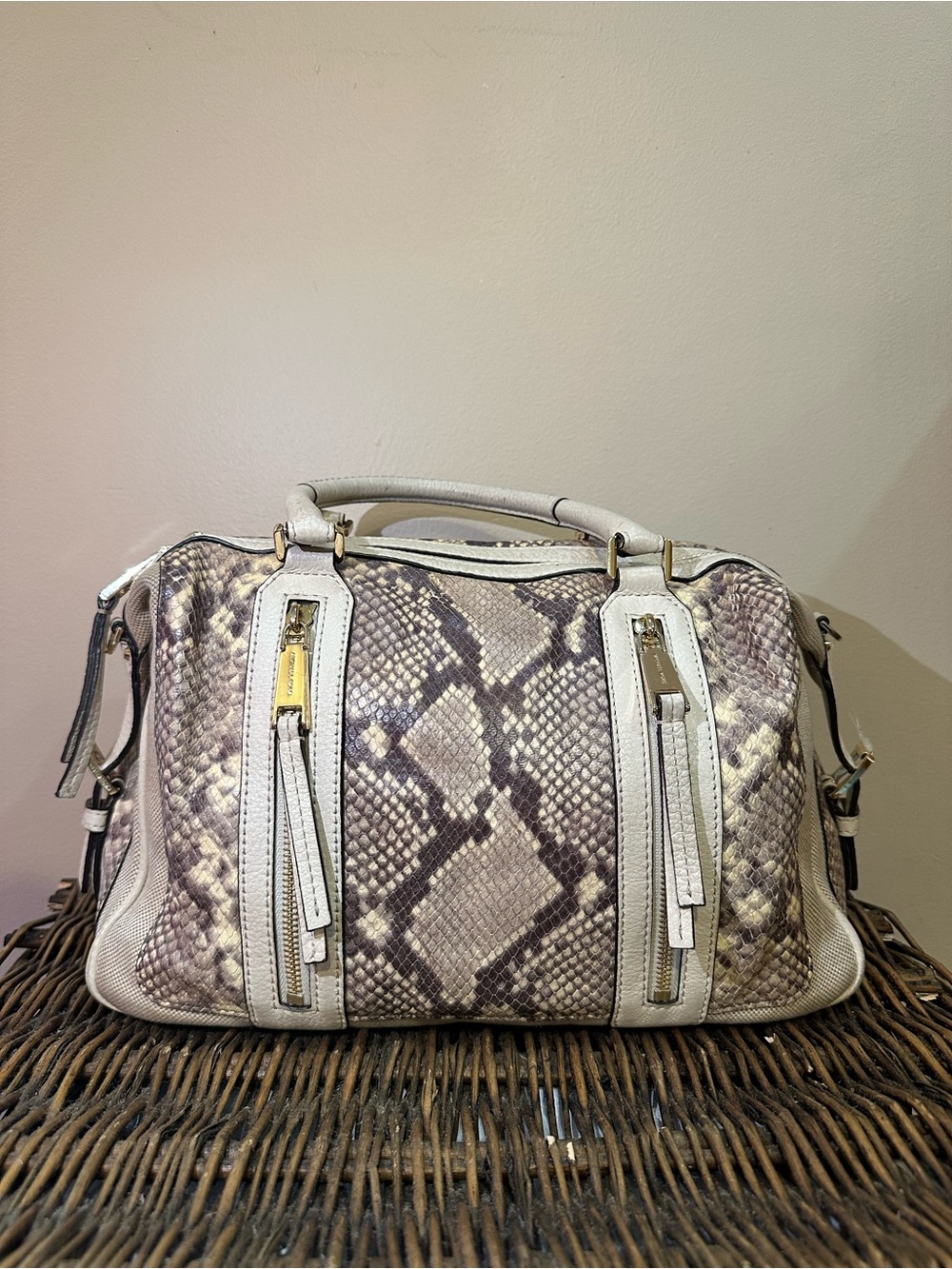 Michael Kors Julia python embossed with Crossbody strap